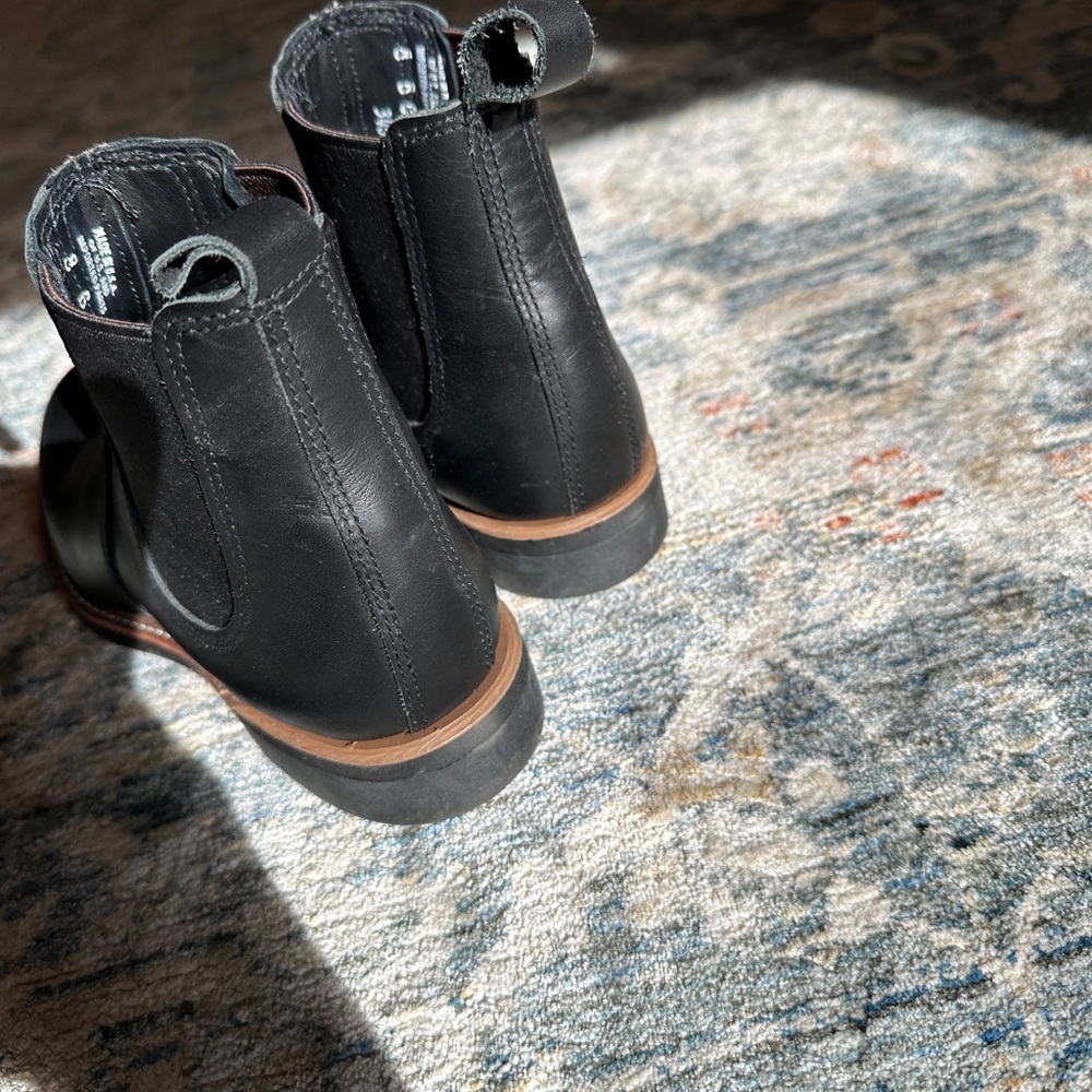 Red Wing Shoes Black Leather Chelsea Boots 8 - Picture 3 of 6
